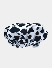  Luxury Shower Cap - Cow Print SMUG