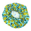 Luxury Shower Cap - Lemon Print SMUG