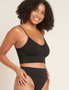 Ribbed Low Back Bra - Various Colours Boody