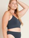 Ribbed Low Back Bra - Various Colours Boody