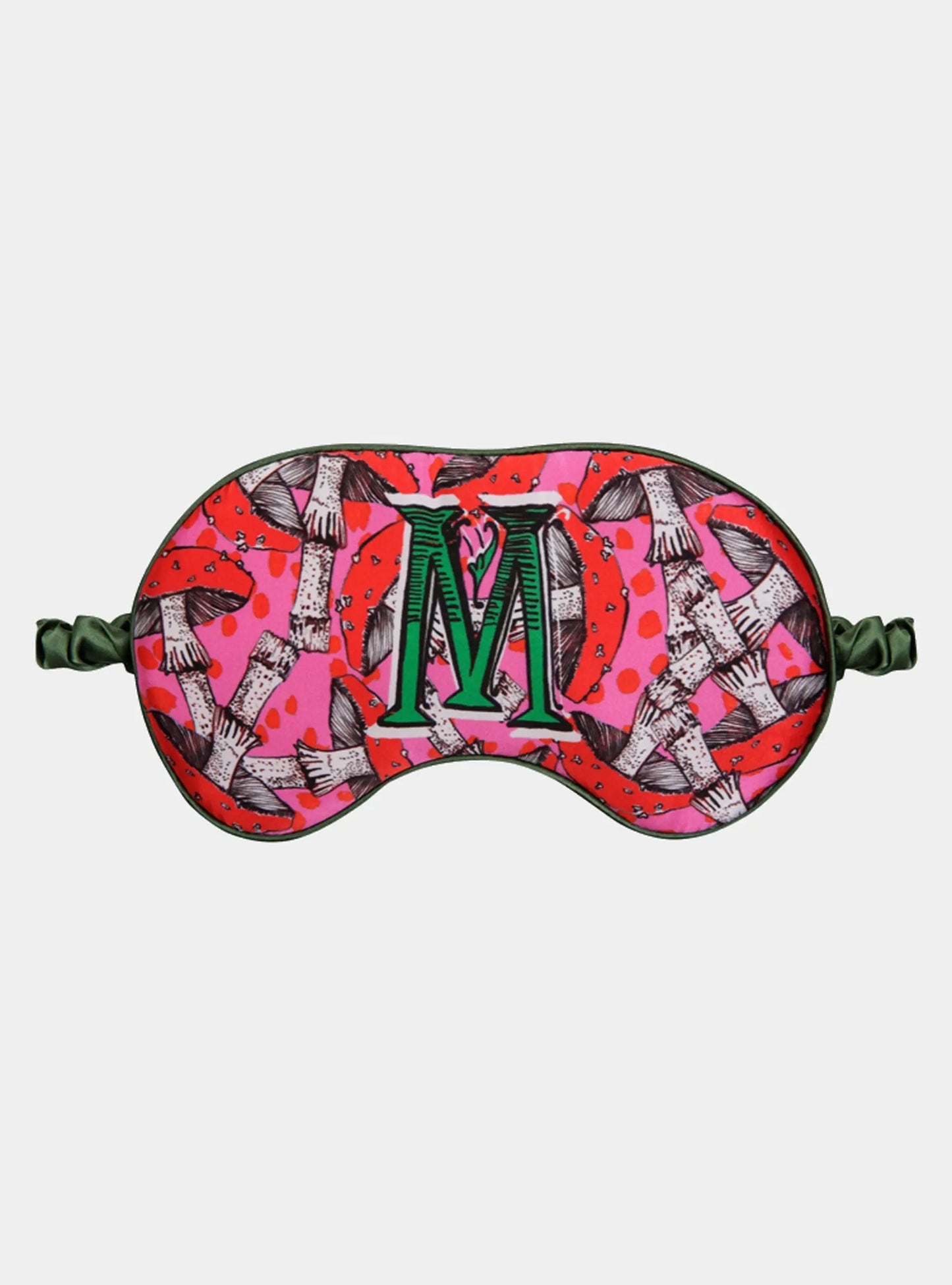 M for Mushrooms Silk Eye Mask Jessica Russell Flint