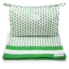 Green Star Waffle Towel