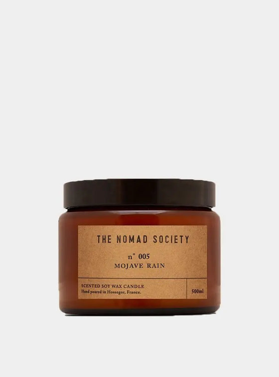 MOJAVE RAIN Scented Soy Candle - 500ml Nomad Society