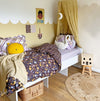 3 Piece Organic Cotton Duvet Bedding Set - NIGHT GARDEN