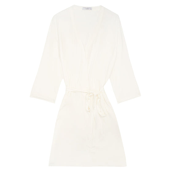 White Sophia Bamboo Robe