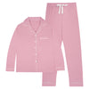 Rose Pink Isla Bamboo Pyjama Trouser Set