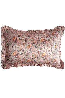  Mabelle Hall Pink Frill Liberty Silk Pillowcase Coco & Wolf