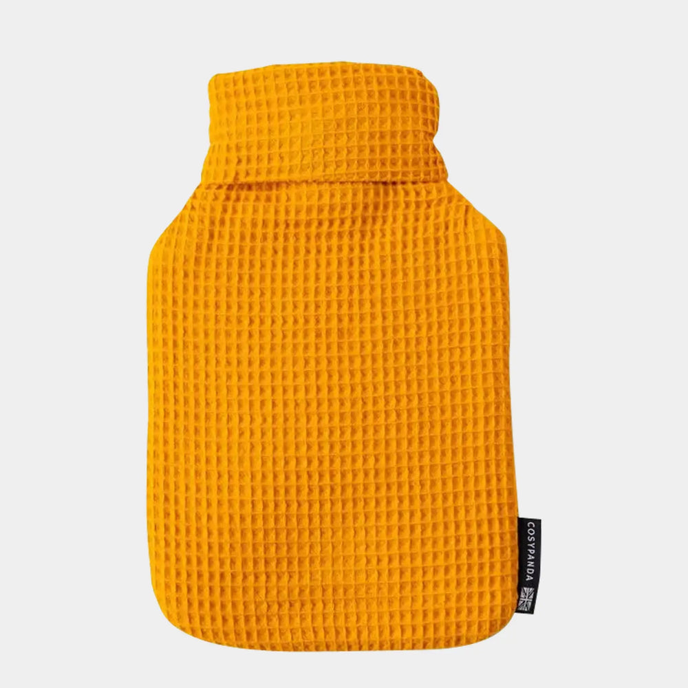 Majestic Mustard 2 Litre Waffle Hot Water Bottle CosyPanda