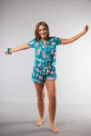 Majorcan Gecko Pyjama Short Set Cosy Collective