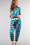 Majorcan Gecko T-Shirt Pyjama Trouser Set Cosy Collective