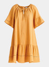 Marigold Cheesecloth Swing Dress Paisie