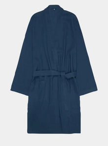  Marine Blue Linen & Tencel Robe Piglet