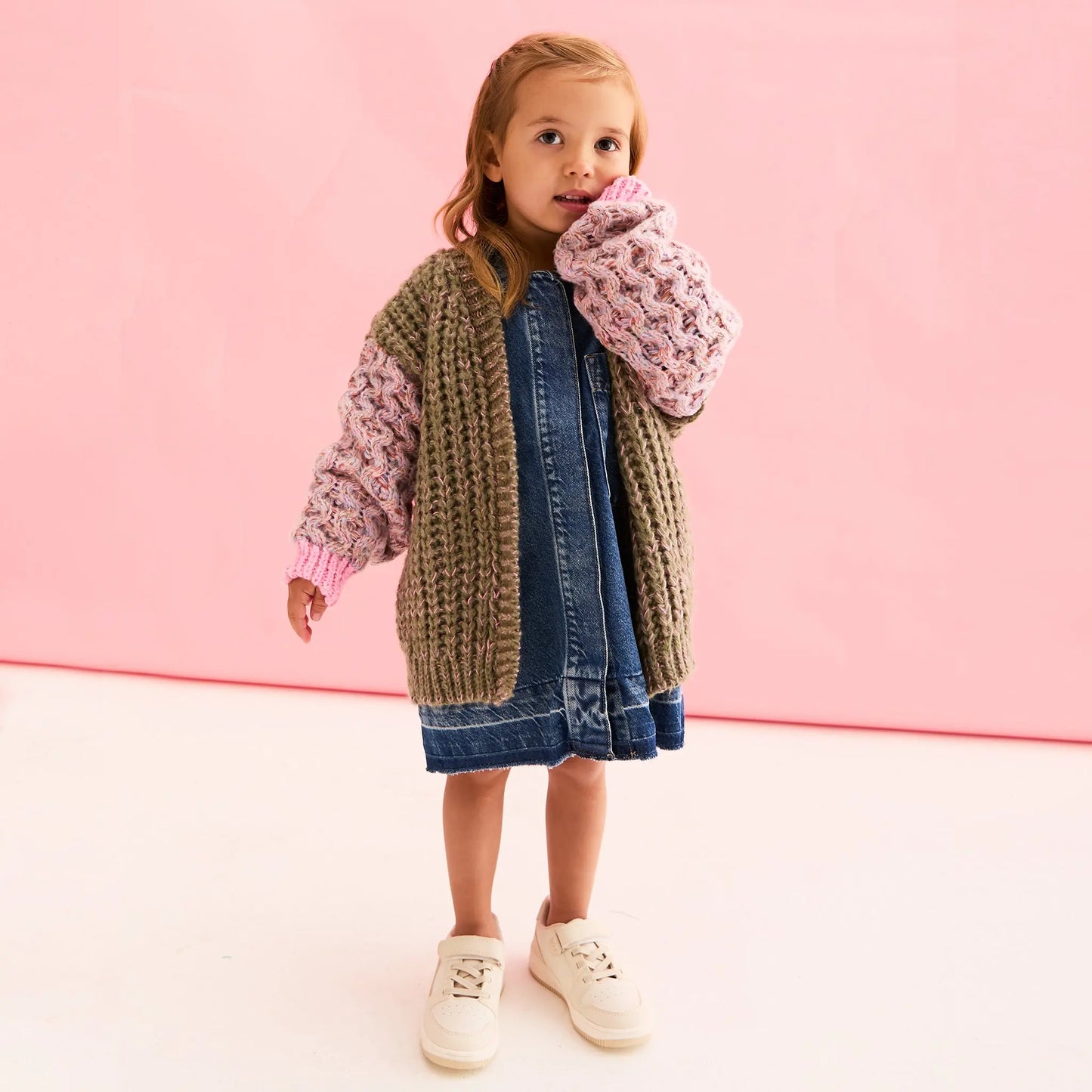 Marissa Mini Me Bubble Stitch Stripe Kids Jumper Cara & The Sky