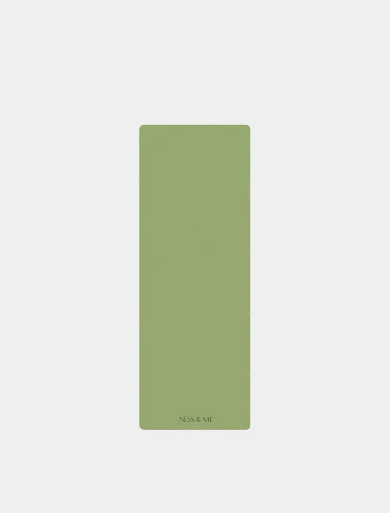 Matcha Green PU Yoga Mat 4mm (+ Free Carry Strap) NESS & ME