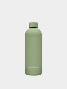  Matte Matcha Green 500ml Stainless Steel Water Bottle NESS & ME