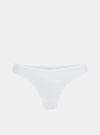 Matsu Recycled-Lace Low-Rise Thong - Glacier White Peachaus