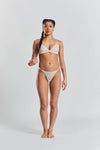 Matsu Recycled-Lace Low-Rise Thong - Shoreline Peach Peachaus