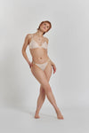 Matsu Recycled-Lace Low-Rise Thong - Shoreline Peach Peachaus