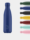 Matte Blue Chilly's Water Bottle Chilly