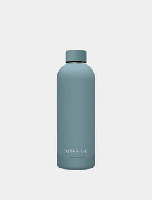  Matte Light Blue 500ml Stainless Steel Water Bottle NESS & ME