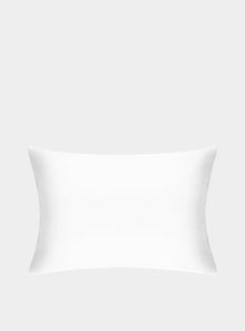  Mayfairsilk Brilliant White Boudoir Pure Silk Cushion Cover