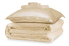 Mayfairsilk Champagne Oxford Silk Duvet Set MayfairSilk