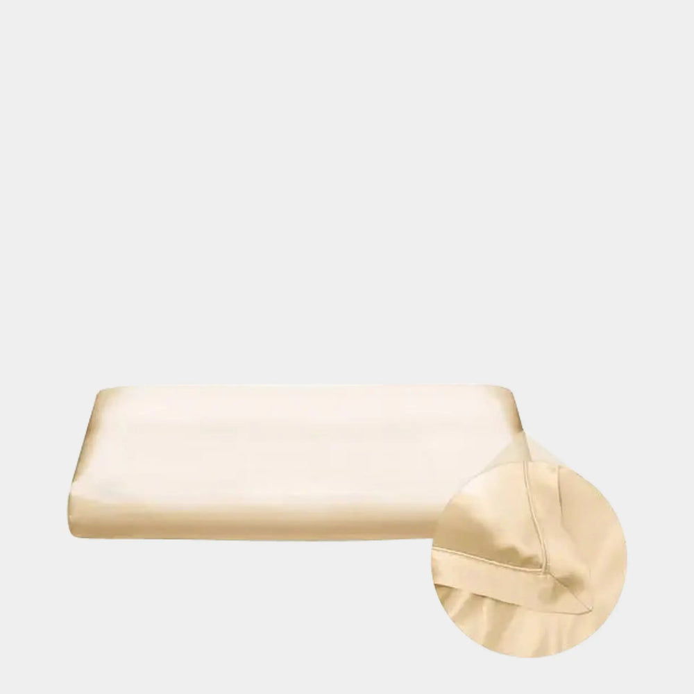 Mayfairsilk Champagne Pure Silk Oxford Duvet Cover MayfairSilk