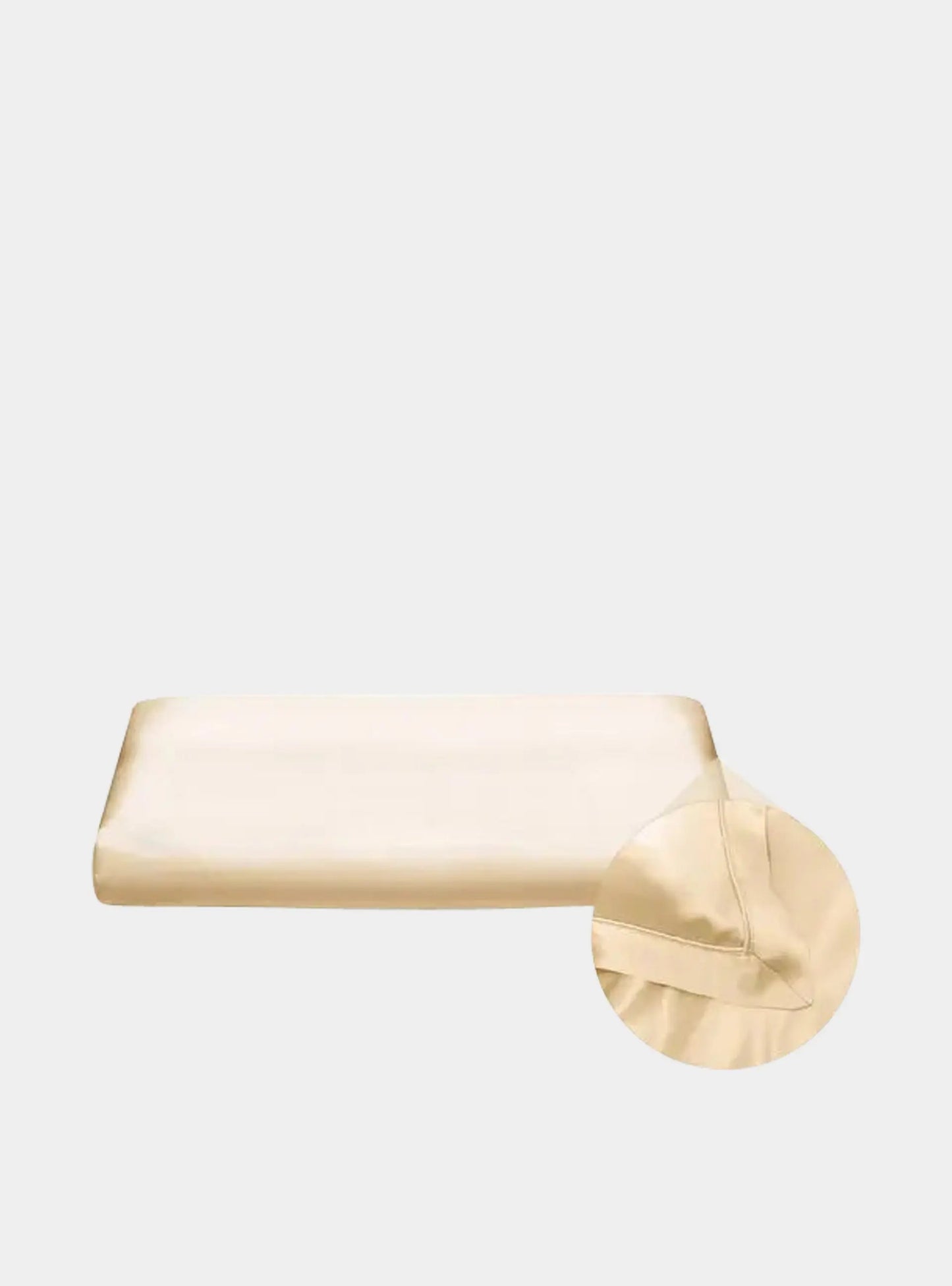 Mayfairsilk Champagne Pure Silk Oxford Duvet Cover MayfairSilk