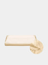 Mayfairsilk Champagne Pure Silk Oxford Duvet Cover MayfairSilk