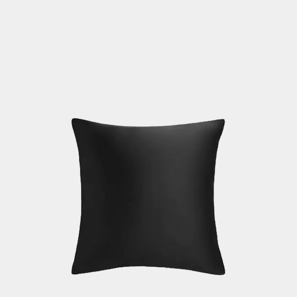 Mayfairsilk Charcoal Pure Silk Cushion Cover MayfairSilk