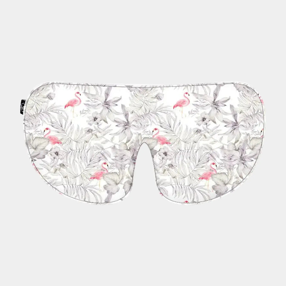 Mayfairsilk Flamingos Silk Sleep Mask MayfairSilk