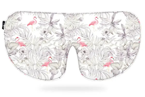 Mayfairsilk Flamingos Silk Sleep Mask MayfairSilk