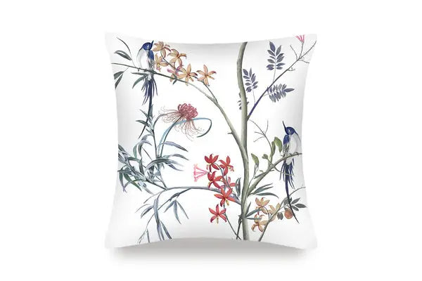 Mayfairsilk Hummingbird Pure Silk Cushion Cover MayfairSilk