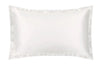 Mayfairsilk Ivory and Damask Oxford Pure Silk Pillowcase MayfairSilk