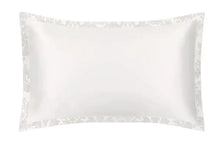  Mayfairsilk Ivory and Damask Oxford Pure Silk Pillowcase MayfairSilk