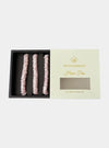 Mayfairsilk Precious Pink Silk Hair Ties Set MayfairSilk