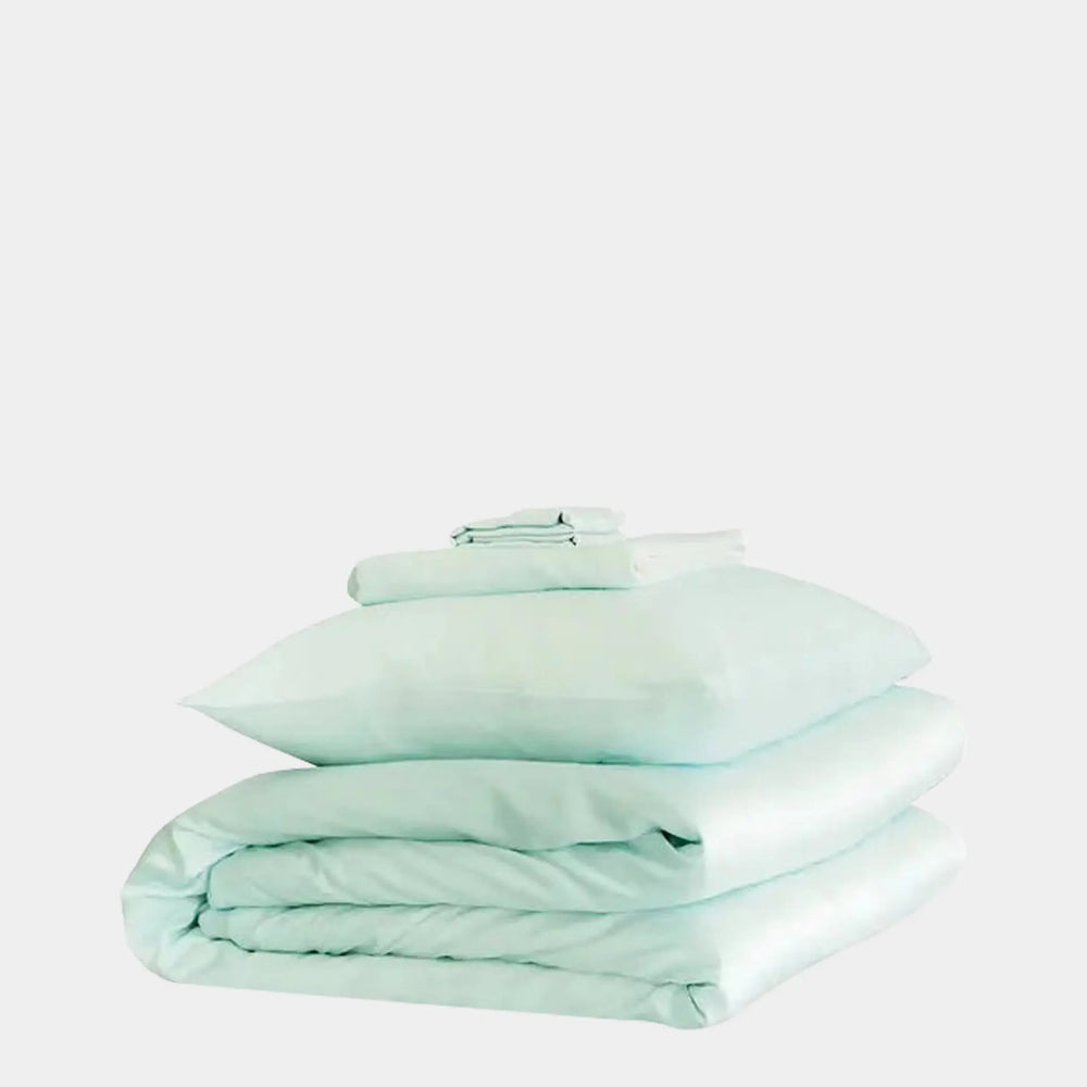 Mayfairsilk Teal Breeze Silk Duvet Set MayfairSilk