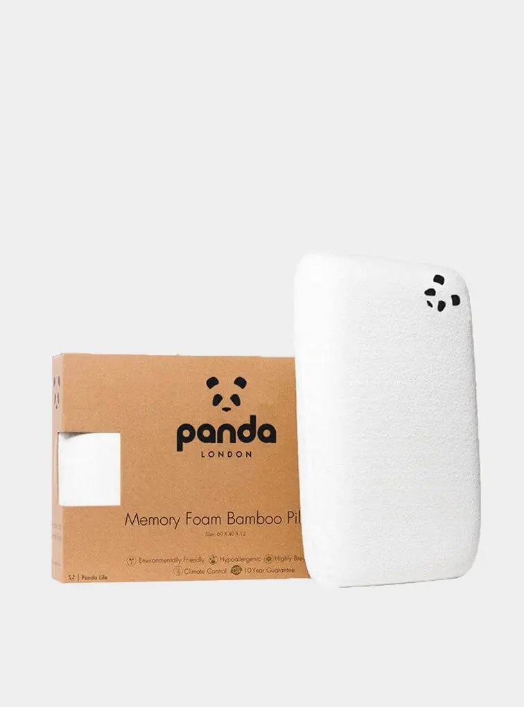 Memory Foam Bamboo Pillow (Firmness) Panda London