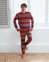 Men's Christmas Nutcracker Fair Isle Print Long Pyjama Set Chelsea Peers