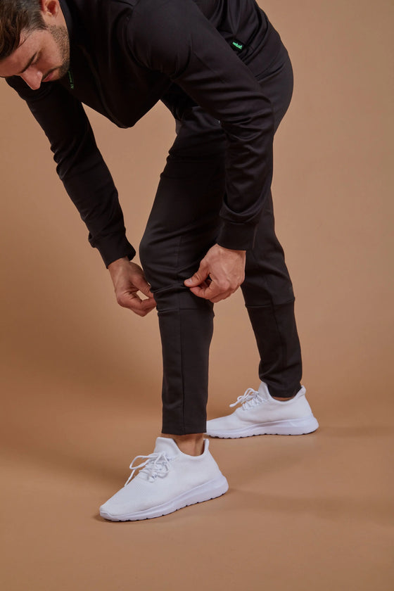 Men's Hybrid Performance Joggers - Black numbatsport