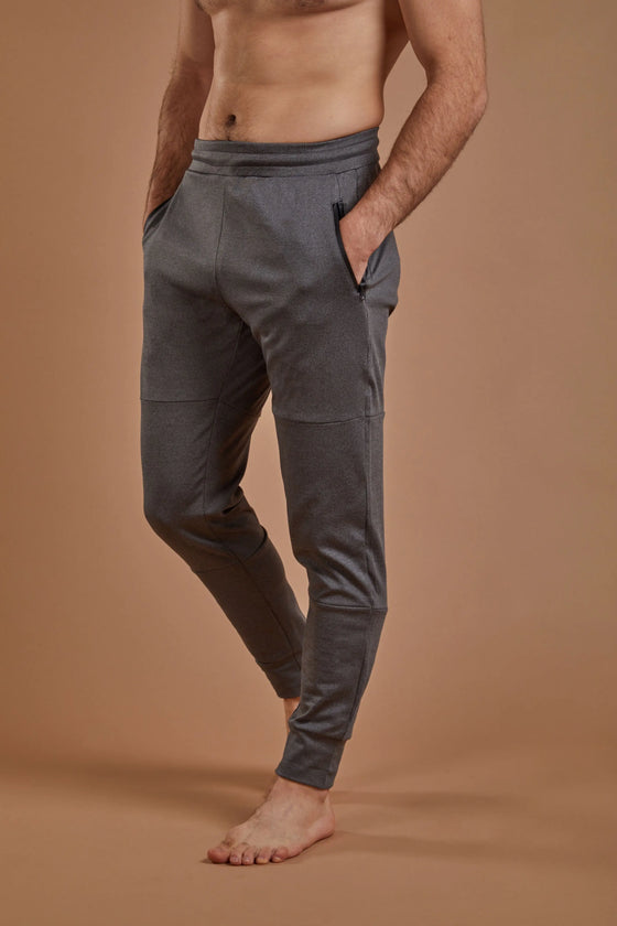 Men's Hybrid Performance Joggers - Grey numbatsport