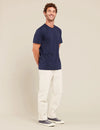 Men's Navy Classic Crew Neck T-Shirt Boody