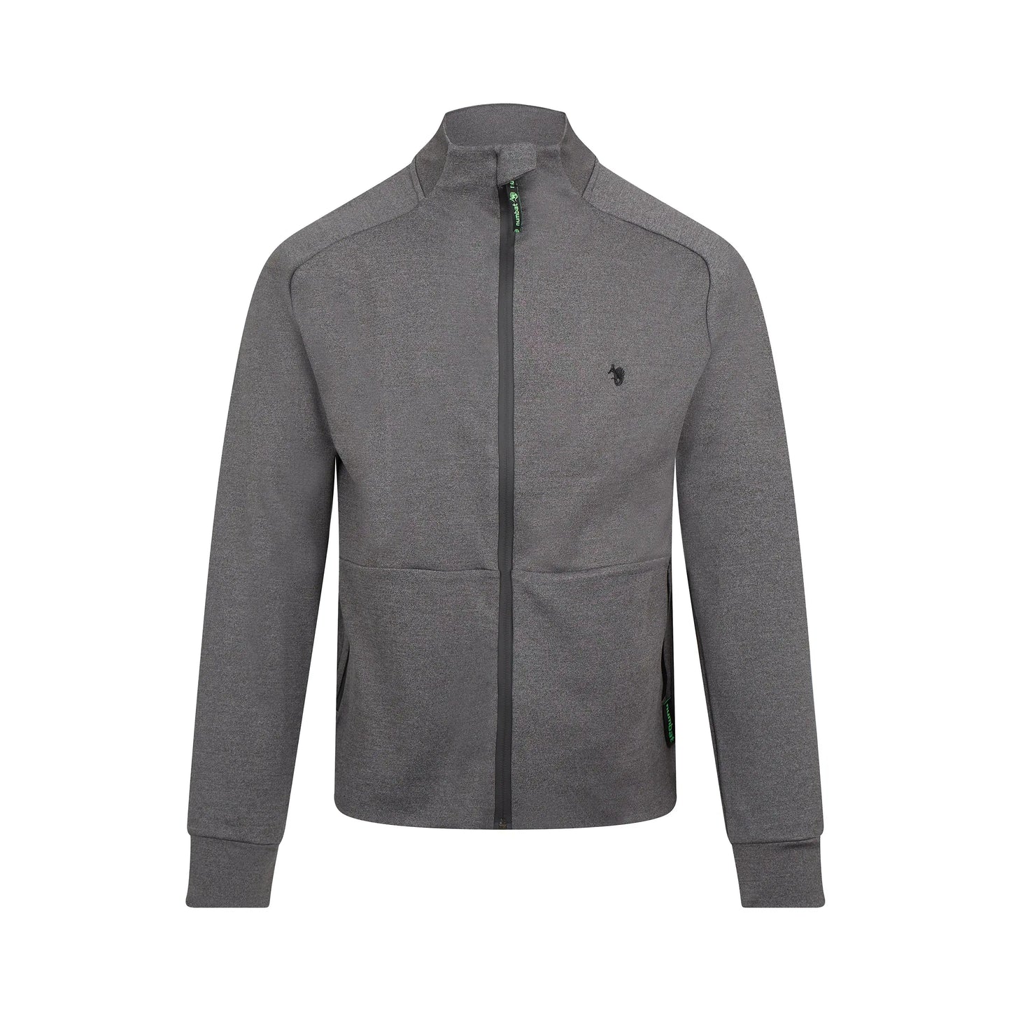 Men's Performance Jacket Full Zip - Grey numbatsport