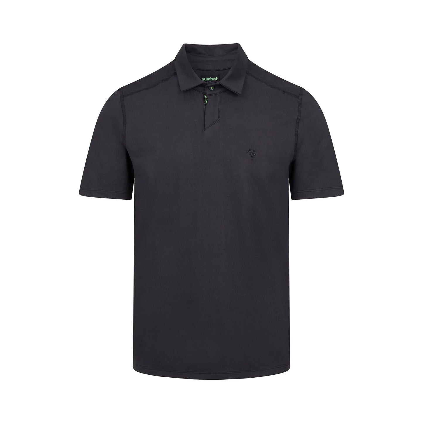 Men's Polo Shirt - Black numbatsport