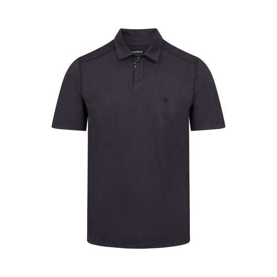 Men's Polo Shirt - Black numbatsport