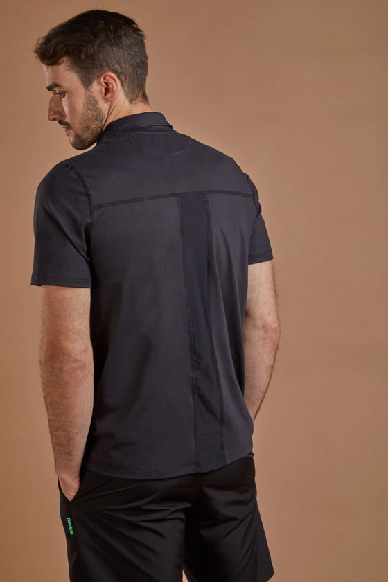 Men's Polo Shirt - Black numbatsport