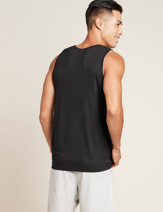 Men's Black Bamboo Singlet Boody