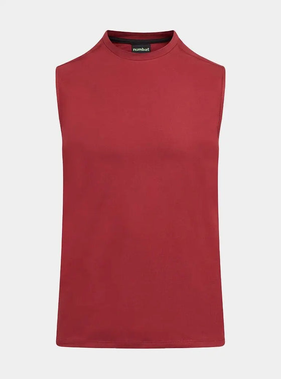 Men's Training Vest - Burgundy numbatsport