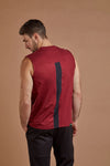 Men's Training Vest - Burgundy numbatsport