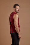 Men's Training Vest - Burgundy numbatsport